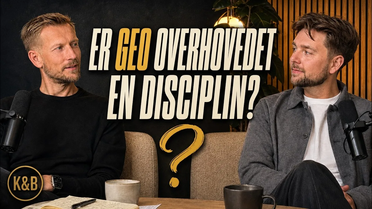 Videobillede fra afsnittet "Er GEO overhovedet en disciplin?"